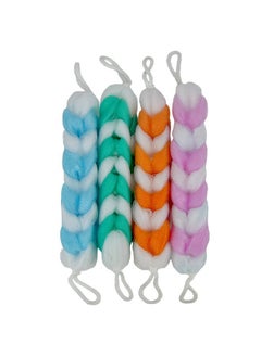 Eslite Exfoliating Loofah Back Scrubber For Showerwonderful Colors(4 Counts)  - Image 2