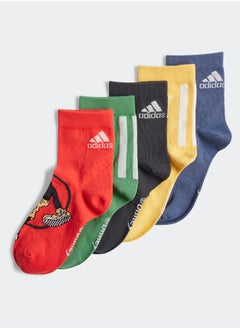 Adidas Adidas Disney Mickey Mouse 5 Pair Pack Socks 
