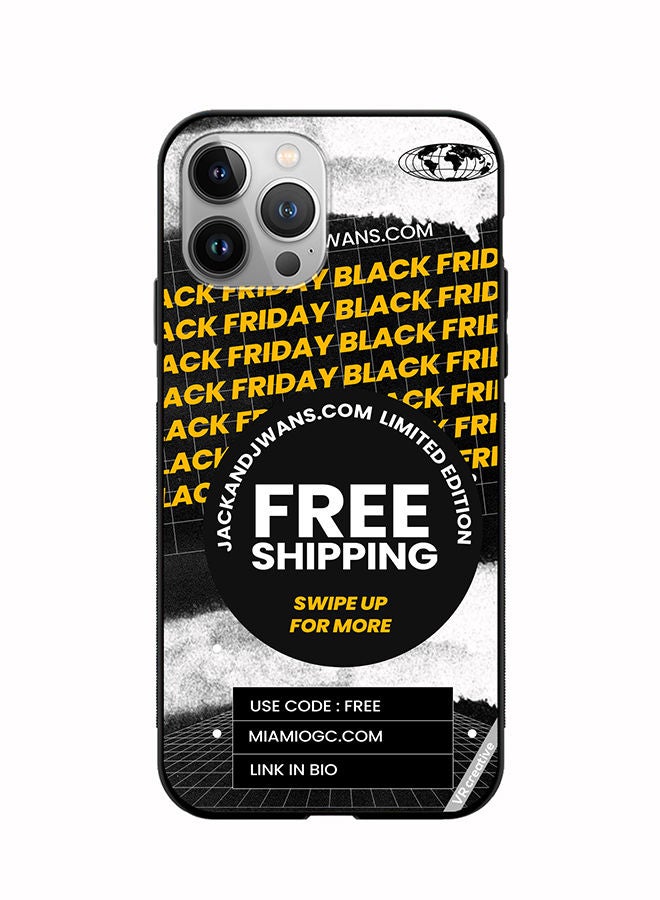 VR CREATIVE Protective Case Cover For Apple iPhone 11 Pro Black Friday Design Multicolour - Image 1