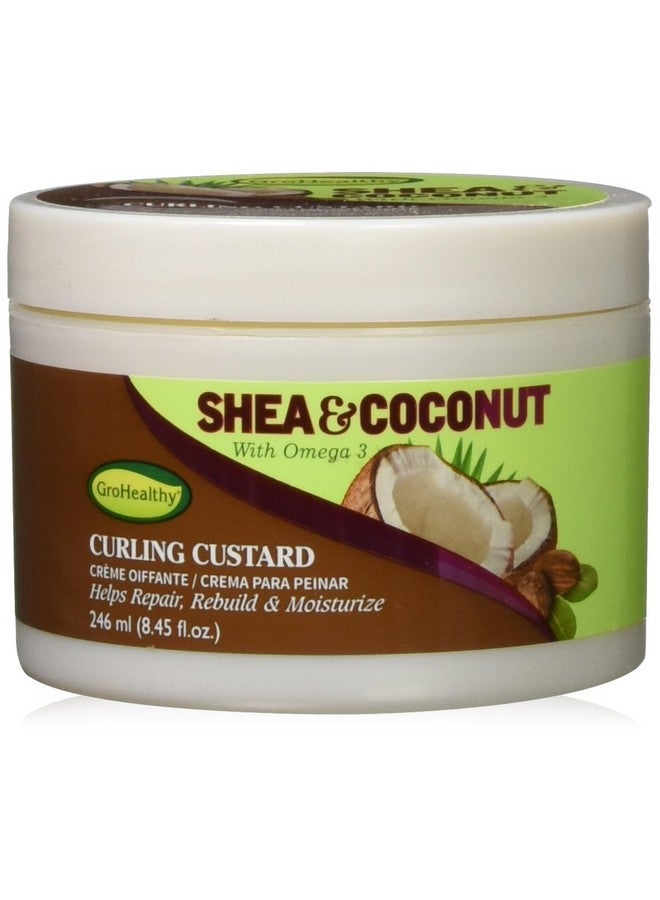 Grohealthy Gro Healthy Grohealthy Shea & Coconut Curling Custard 8.5 Oz - Image 1