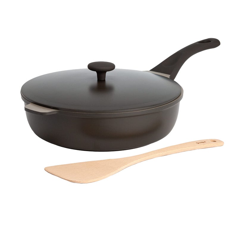 Goodful All-in-One Pan, Multilayer Nonstick, High-Performance Cast Construction, Multipurpose Design Replaces Multiple Pots and Pans, Dishwasher Safe Cookware, 11-Inch, 4.4-Quart Capacity, Graphite - Image 1