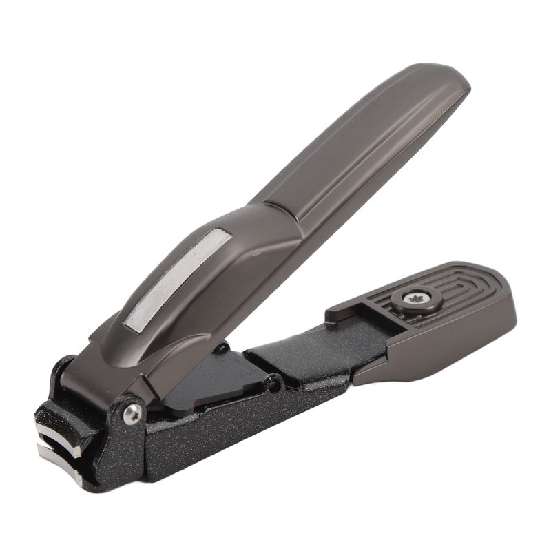 Nail Clipper with Catcher Stainless Steel Large Arc Opening Fingernail Toenail Clipper - Image 5