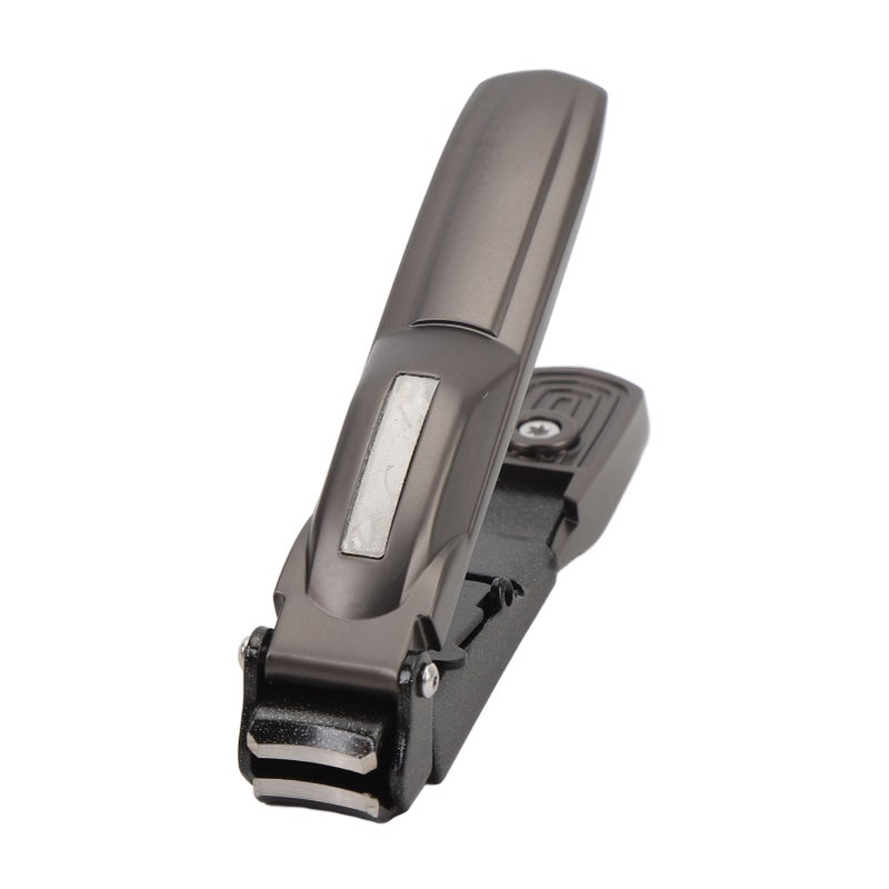 Nail Clipper with Catcher Stainless Steel Large Arc Opening Fingernail Toenail Clipper - Image 4