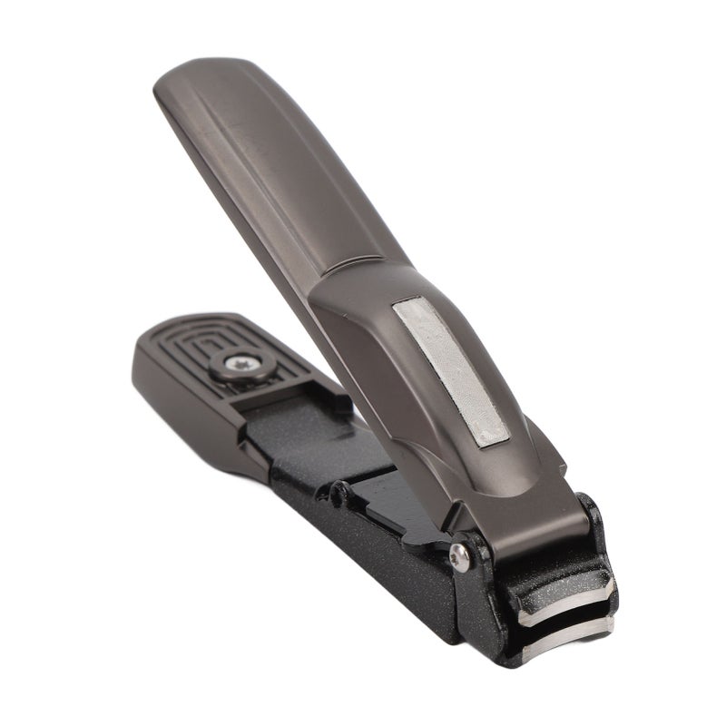 Nail Clipper with Catcher Stainless Steel Large Arc Opening Fingernail Toenail Clipper - Image 3