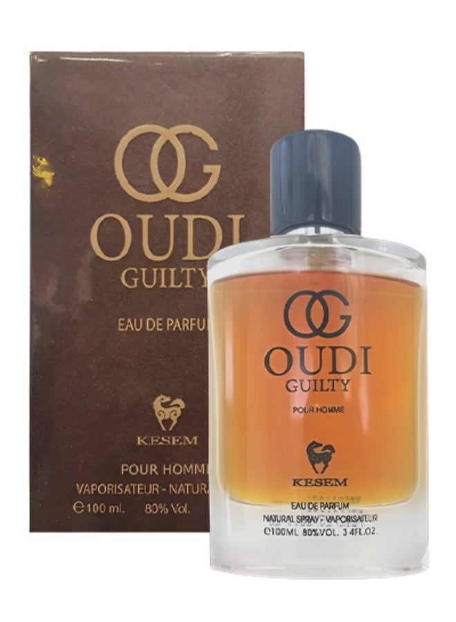 كيسم 6 قطع عطر عودي جيلتي للرجال 100 مل - Image 2