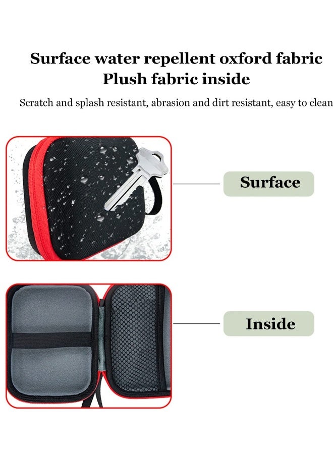 Durable Hard Case for Miyoo Mini Plus Game Console with Storage Bag Interior in White - Image 4