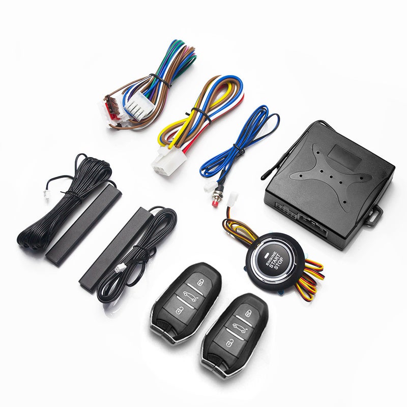 Shenyi Car Modification One-Click Start Keyless Entry Pke One-Way Anti-Theft Device Remote Start 12V System - Image 1