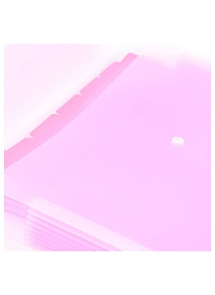 Jumble & co - Jumble & Co Snuggly A4 Stationery Folder Rose-tinted Pink - Image 1