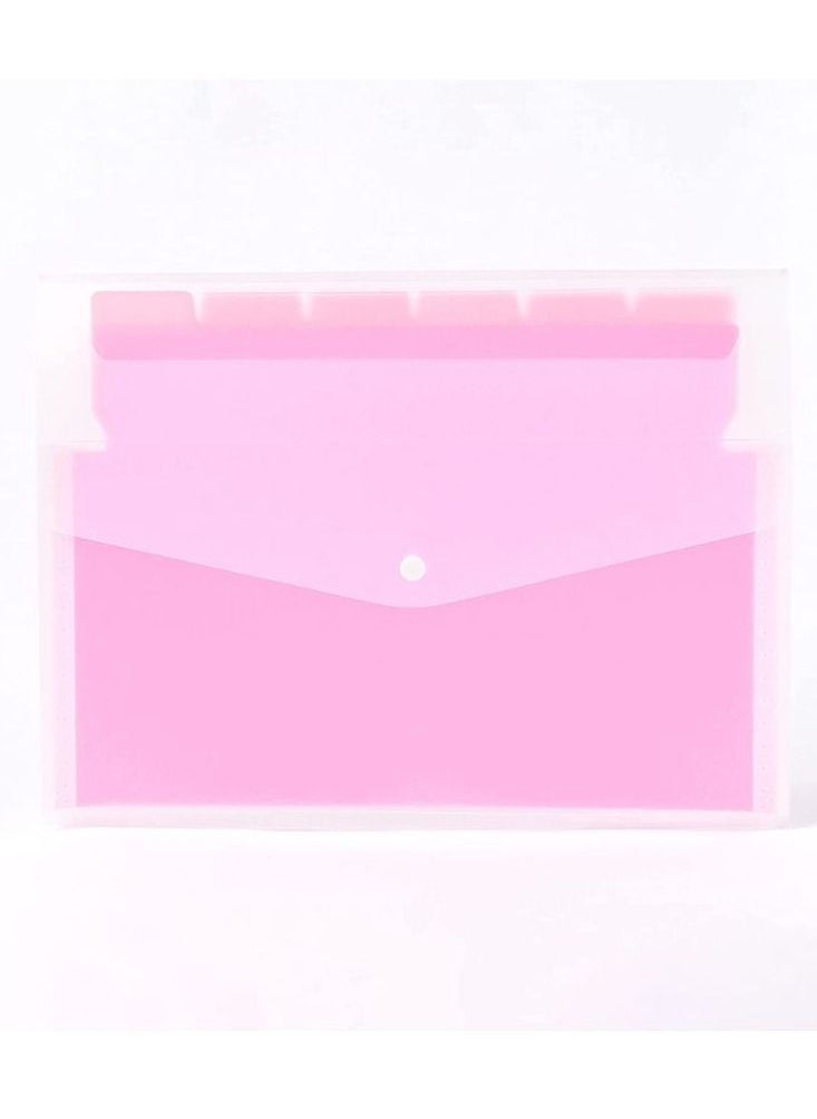 Jumble & co - Jumble & Co Snuggly A4 Stationery Folder Rose-tinted Pink - Image 1