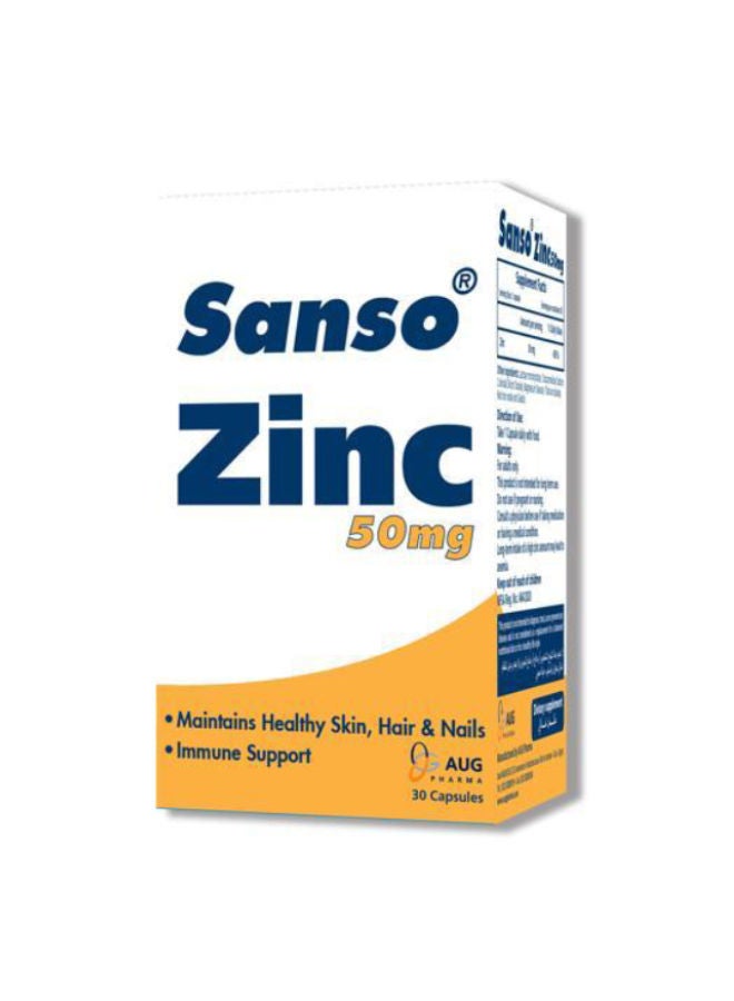 30 Capsules Sanso Zinc
