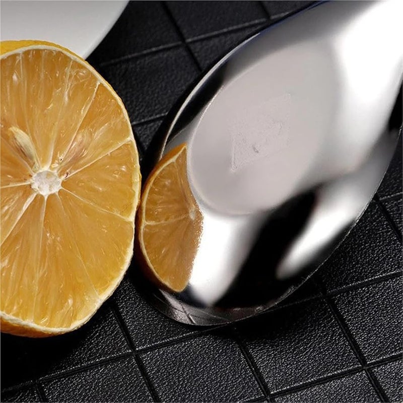 Stainless Steel Long Handle Rice Spoon 14.5CM Silver Kitchen Restaurant Flatware - Image 5
