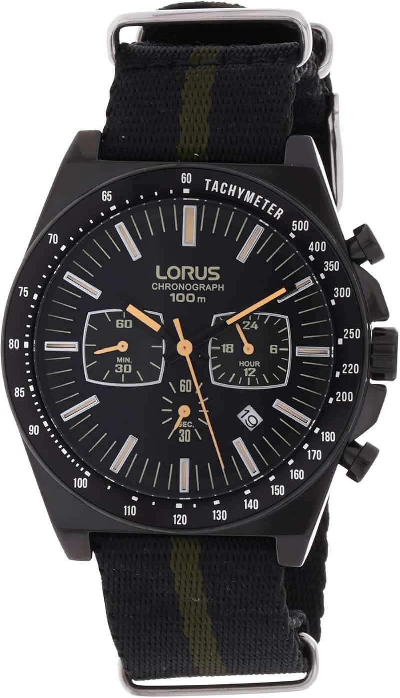 لوراس ساعة لوروس الرياضية للرجال، أنالوج، نايلون - RT353GX9 - Image 1