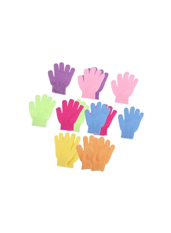 klarako 14pcs Kids Shower Gloves Bathing Exfoliating Mitt Deep Cleaning Bath Body Scrubber Massager for Children  - Image 1