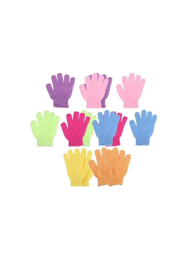klarako 14pcs Kids Shower Gloves Bathing Exfoliating Mitt Deep Cleaning Bath Body Scrubber Massager for Children  - Image 5