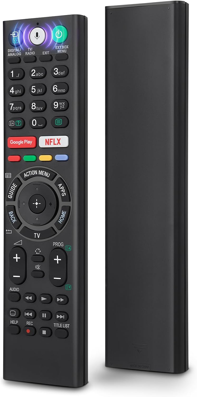 OMAIC Voice Replacement Remote for Sony TVs - Compatible with Sony Bravia 4K UHD LED LCD HD Smart TVs - Image 1