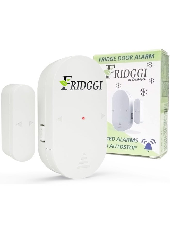 Generic - Fridggi  - Freezer Door Alarm With 60 Second Delay 2 3 And 4 Minute Reminders Refrigerator And Fridge Door Alarm Or Chime Low Loud 80 To 110 Db White - Image 1