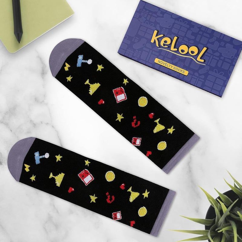Kelool Do Not Disturb I'm Gaming Socks,Men Gifts for Men Teen Boys Dad Him Son Fathers,Valentines Day Mens Gifts for Him Kids - Image 3