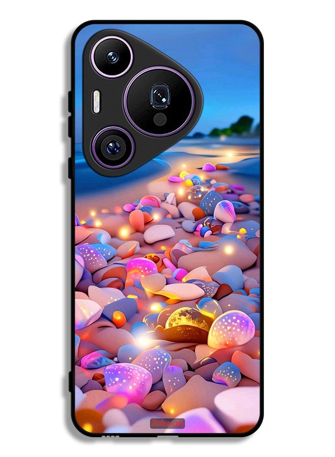Tolwak Huawei Pura 70 Pro Protective Case Cover Stones Art - Image 1
