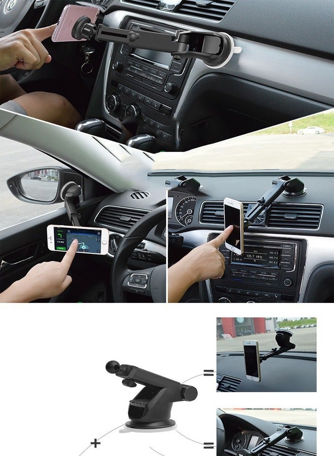 PADOM حامل هاتف مغناطيسي من بادوم للوحة القيادة والزجاج الأمامي للسيارة - Image 5