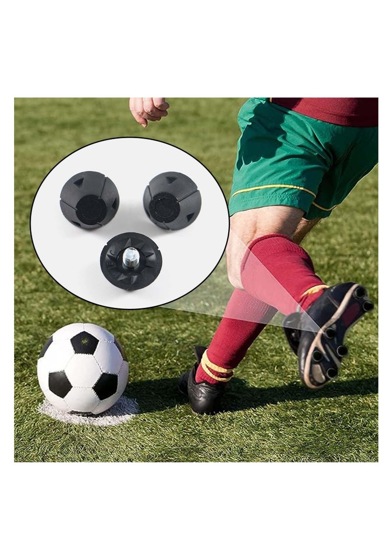 Excefore Football Studs, 12 Pcs Football Metal Studs, Replacement Safety Plastic Football Studs, Football Boots Plastic Studs, for Adults Men Boys Kids Girls Shoes (8Pcs13mm+4Pcs16mm) Black  - Image 3
