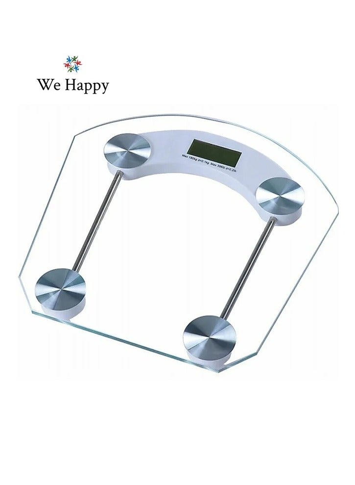 We Happy Personal Digital Weighing Scale Machine, Home Use Bathroom Weight Tool & Fitness Tracker  - Image 2
