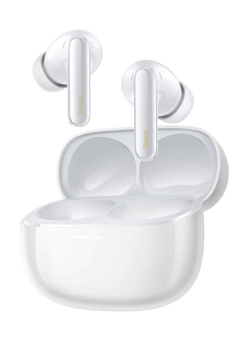 Xiaomi Redmi Buds 6 Pro Glacier White - 36h Battery Life, Triple Driver Hi-Fi Sound, 55 dB ANC, 20 ANC Levels, 3 Transparency Modes, Immersive 3D Audio, Bluetooth 5.3, Google Fast Pair, Hi-Res Audio Glacier White - Image 2