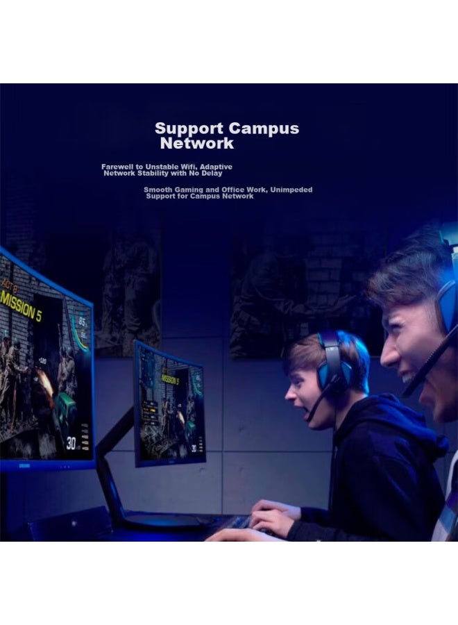 aigo Aigo Type-C To Rj45 Ethernet Adapter, 100Mbps Wired Network Card, Network Cable Converter, Laptop Docking Station, Usb-C Hub, Expansion Dock R03C (Metal) - Image 4