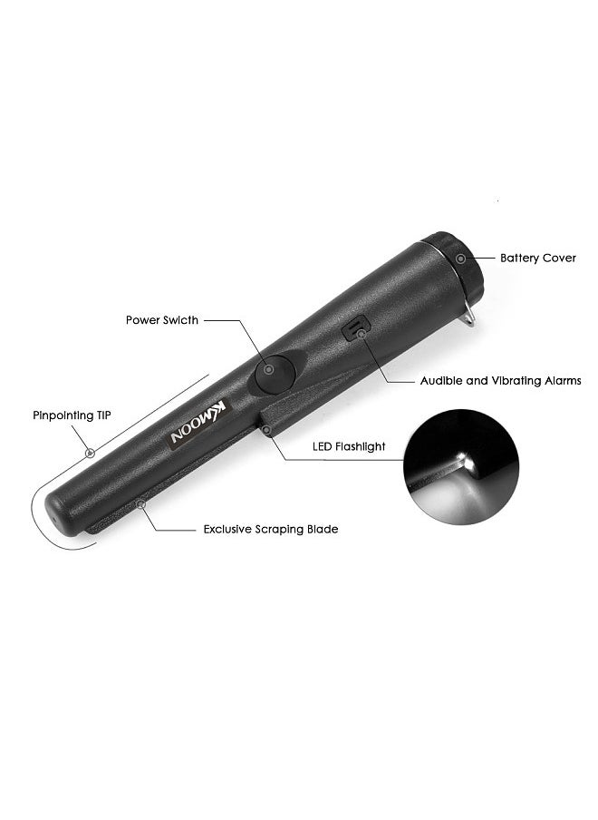 Generic - Pinpointer Metal Detector Portable Pin Pointer Treasure Hunting Tool Buzzer Vibration Automatic Tuning with Belt Holster - Image 1
