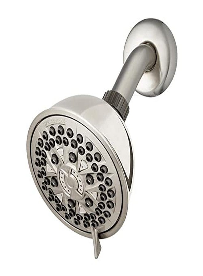 Waterpik 7-Mode PowerPulse Massage Fixed Mount Brushed Nickel Shower Head (XFT-739E) - Image 1