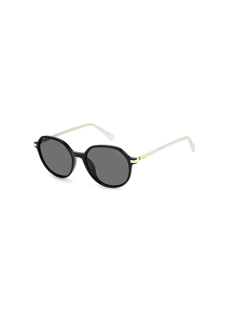 Polaroid Women's UV Protection Octagonal Sunglasses - Pld 4149/G/S/X Black 55 - Lens Size: 55 Mm  - Image 1