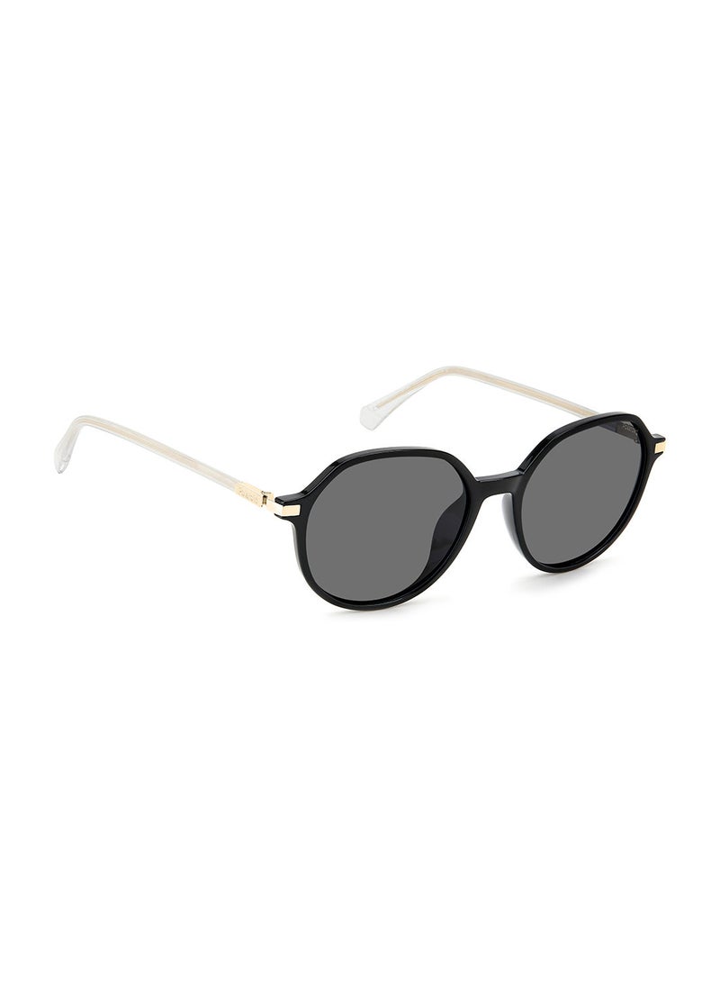 Polaroid Women's UV Protection Octagonal Sunglasses - Pld 4149/G/S/X Black 55 - Lens Size: 55 Mm  - Image 2