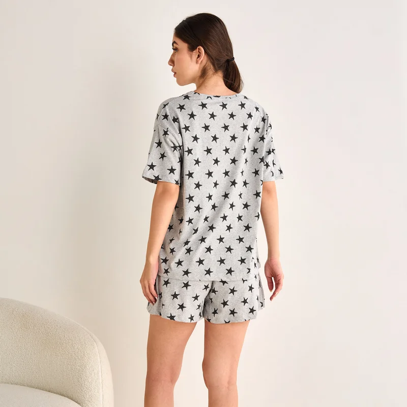 Splash FAV Printed Shorts Set