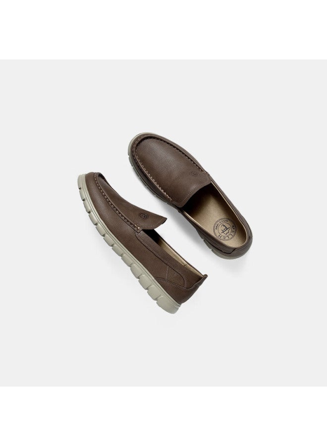 Mellen Soft-soled Slip-on Loafers, Comfortable Casual Shoes, Mra67152, Brown, Size 44 - Image 2