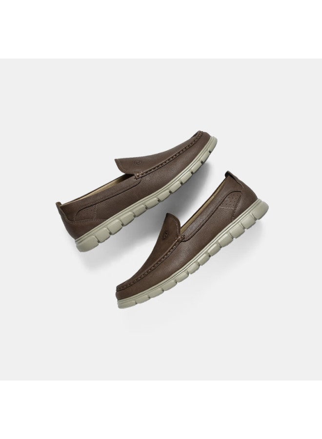Mellen Soft-soled Slip-on Loafers, Comfortable Casual Shoes, Mra67152, Brown, Size 44 - Image 3