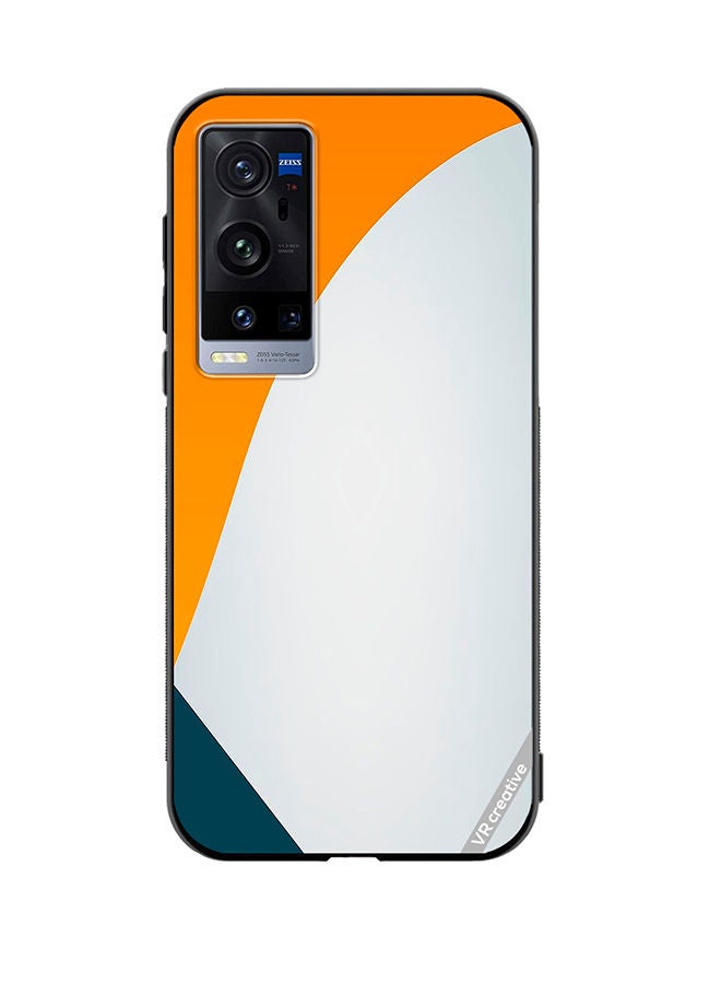 VR CREATIVE Protective Case Cover For Vivo X60 Pro Plus Abstract Design Multicolour - Image 1