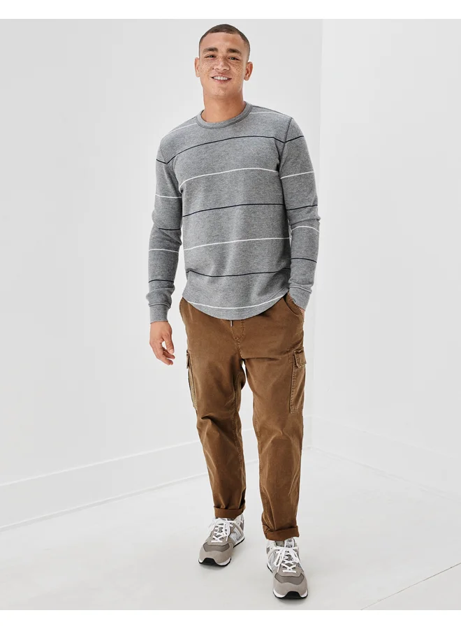 American Eagle AE Super Soft Long-Sleeve Striped Thermal Shirt