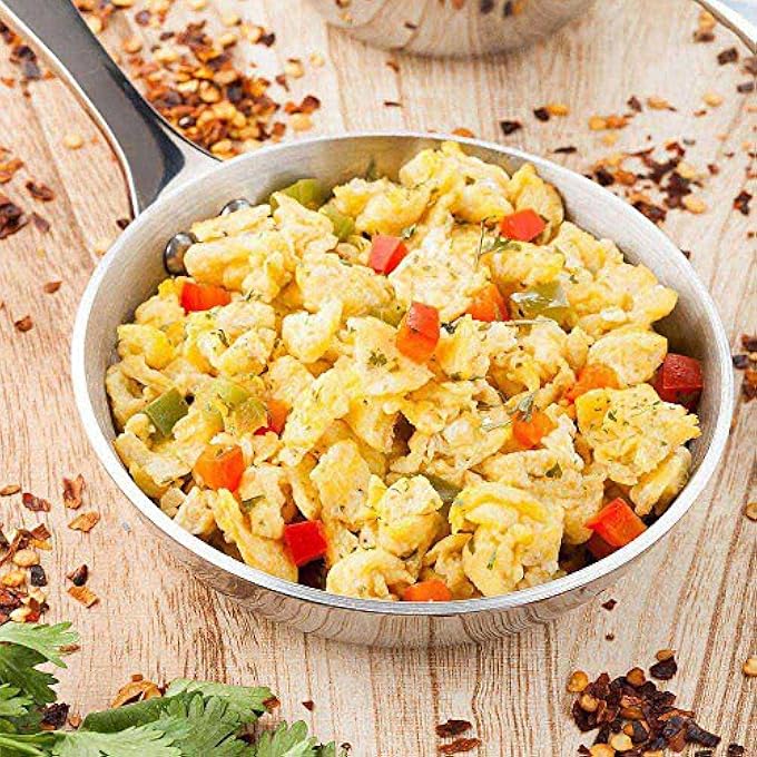 ريستورنت وير مقلاة صغيرة للبيض مقاس 4 بوصات من الفولاذ المقاوم للصدأ رائعة لعرض المقبلات والحلويات أو البيض المخفوق علبة واحدة - Image 3