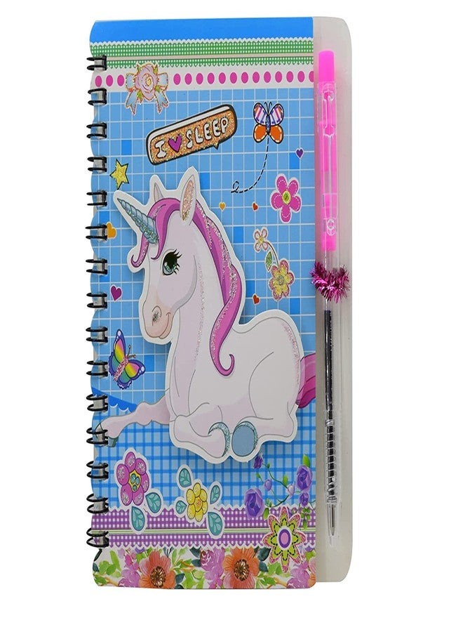 SAMVARDHAN Spiral Unicorn Diary with Pen for Kids, Best Gift for Boys & Girls (Pack of 12) - Image 3