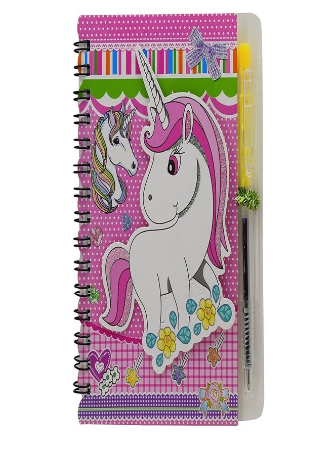 SAMVARDHAN Spiral Unicorn Diary with Pen for Kids, Best Gift for Boys & Girls (Pack of 12) - Image 4