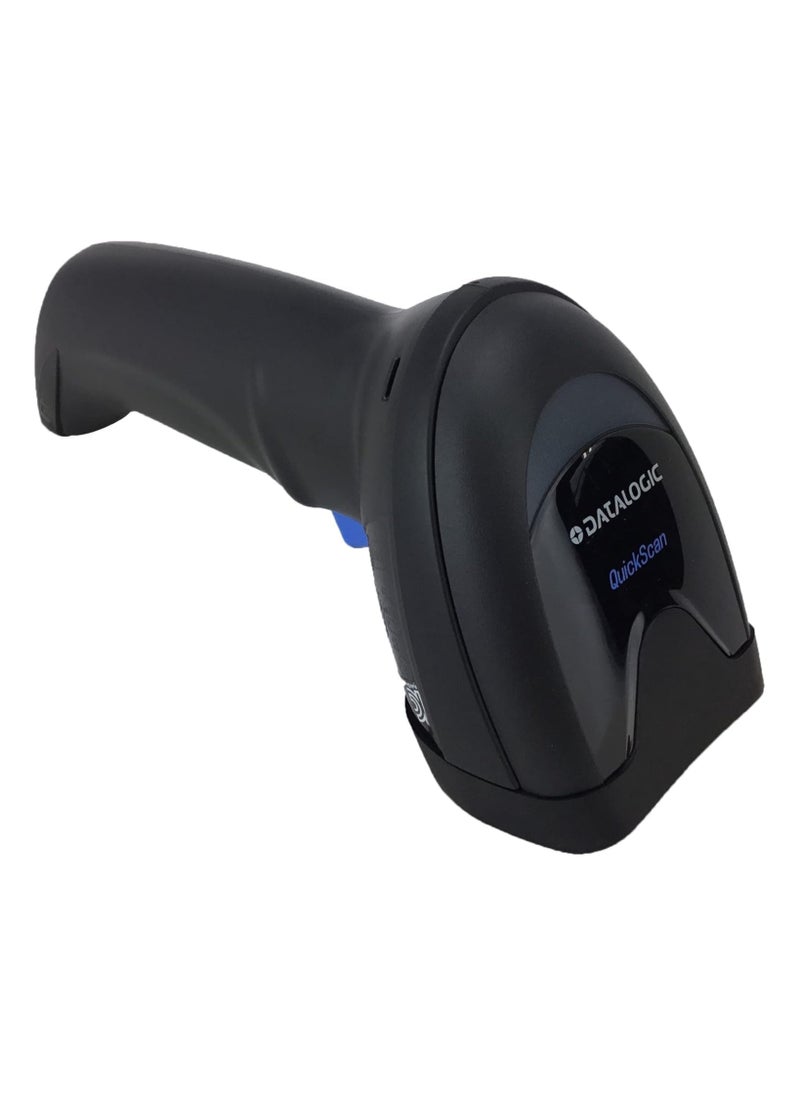 داتالوجيك Datalogic QuickScan QD2590 2D Barcode Scanner Kit With USB Cable & Stand – Multi-Interface, Digimarc Compatible, Black  - Image 2