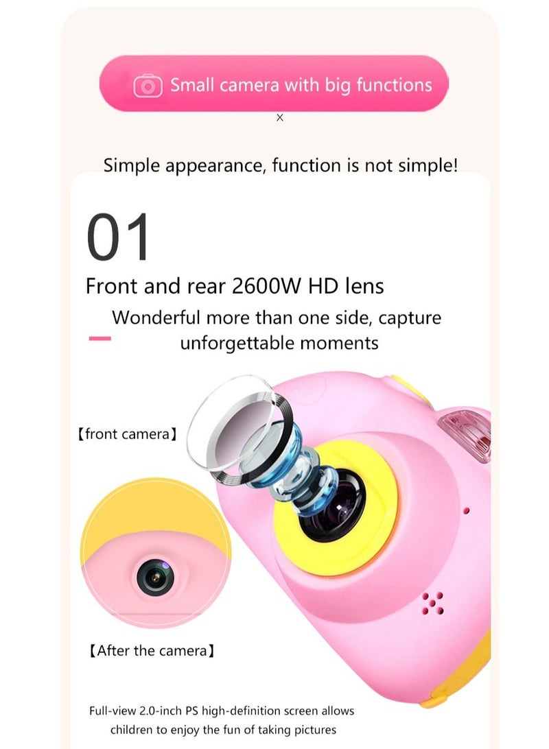 GULFLINK Kids Camera For Girls And Boys Pink - Image 4
