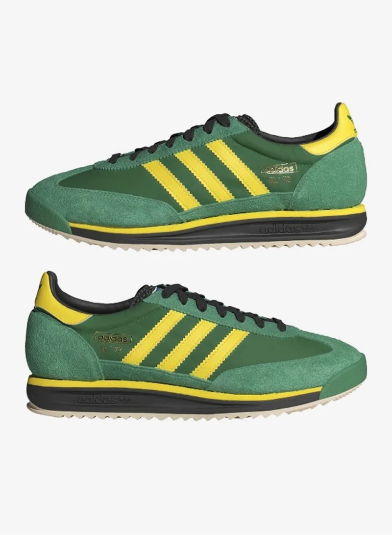 adidas Originals GREEN/YELLOW/CBLACK Sl 72 Rs Green Originals Shoes  | Best Price UAE