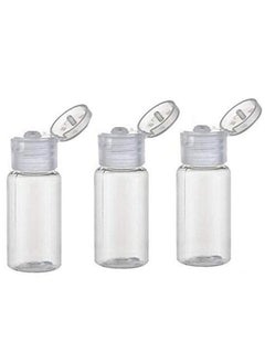 SYBL 12Pcs 15Ml/0.5oz Empty Clear Plastic Soft Squeezable Bottle With Flip Cap For Cosmetic Sample Lotion Shower Gel Emulsion Toiletries Storage Containers Jars 