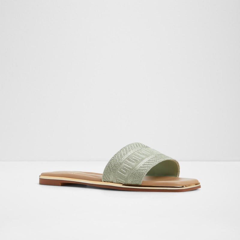 ALDO OCEANIA Embroidered Flat Sandals - Image 4