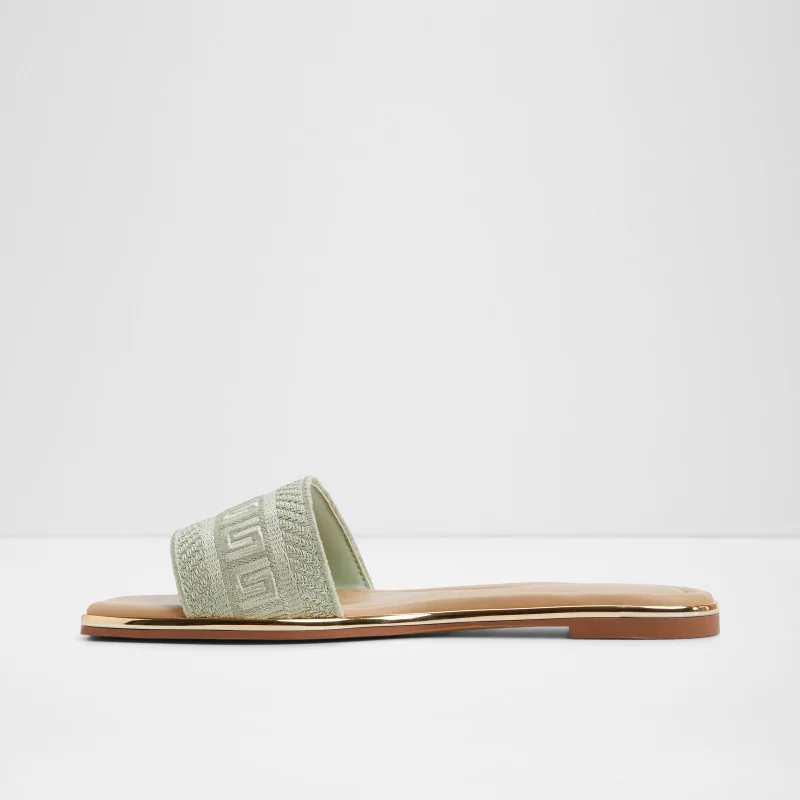 ALDO  OCEANIA Embroidered Flat Sandals for Women | Best Price UAE