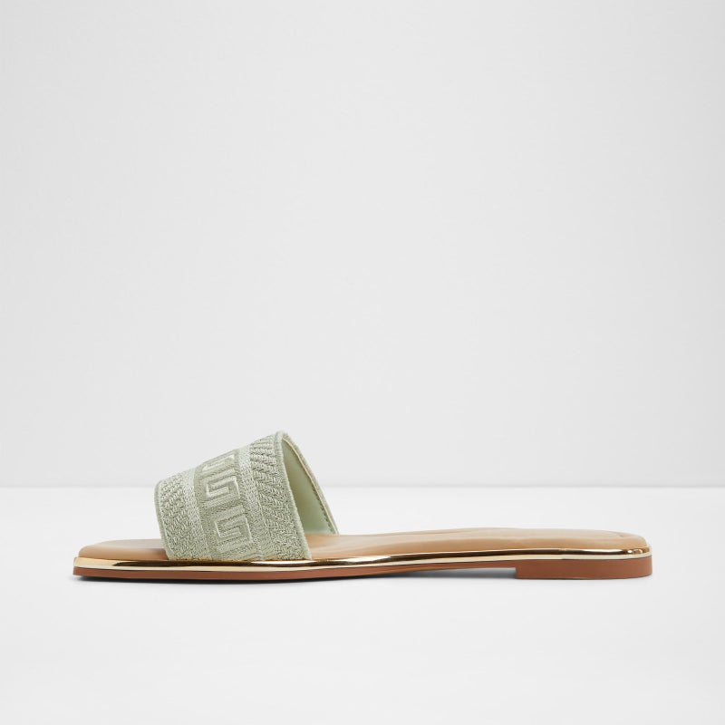 ALDO OCEANIA Embroidered Flat Sandals - Image 3