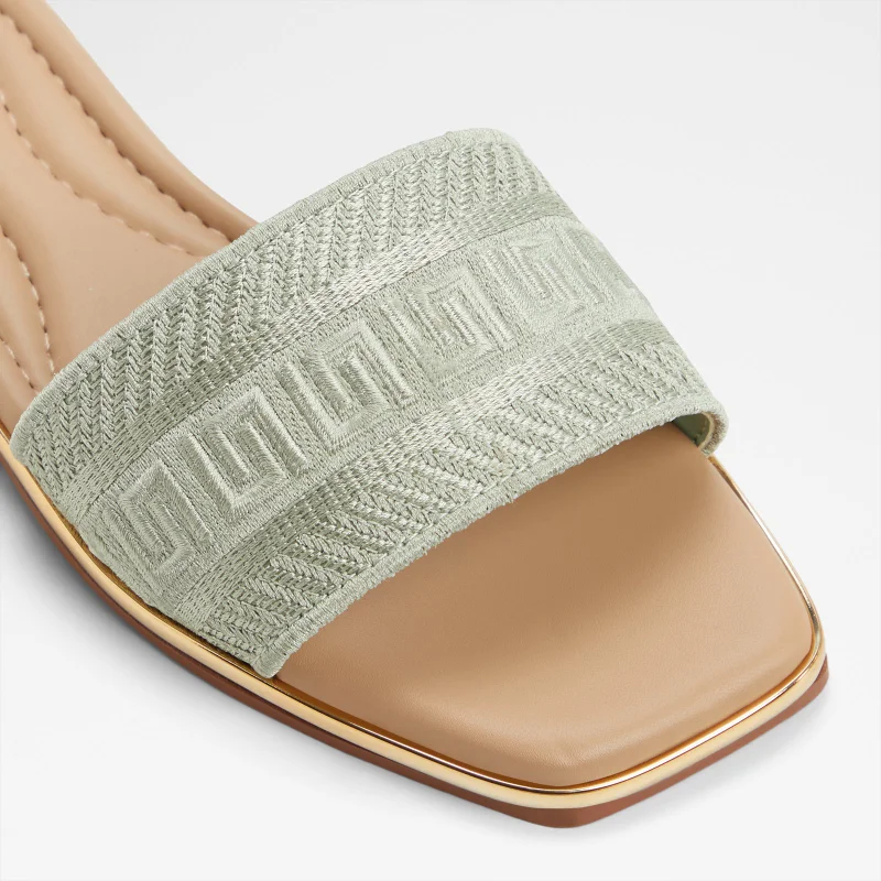 ALDO  OCEANIA Embroidered Flat Sandals for Women | Best Price UAE
