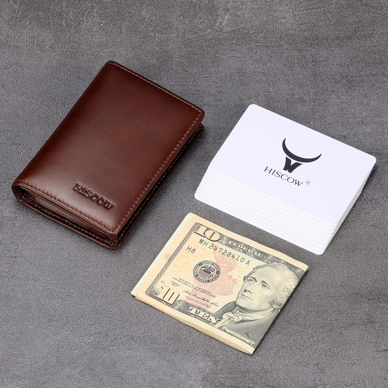 HISCOW Leather Business Card Case Holder for Men & Women, Italian Calfskin - Image 3