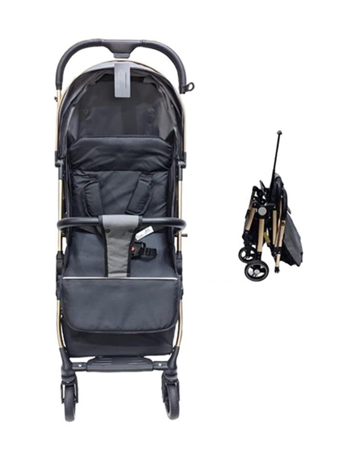 StarKids Baby Foldable Stroller With Multiple Recline Position And Adjustable Canopy - Image 3