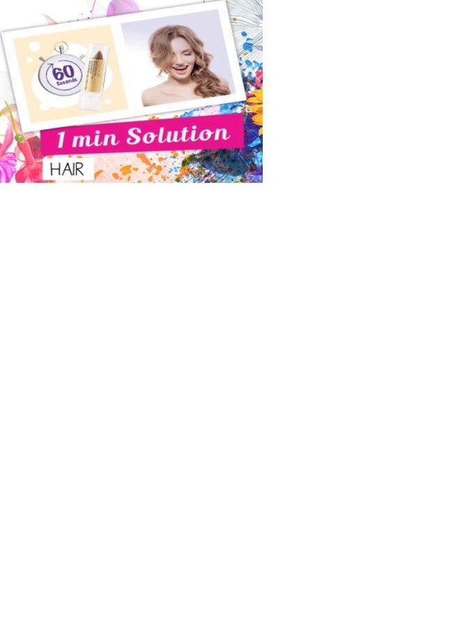 L'Action Paris Touch Up Hair Cover Stick, Covers Grey Hair and Discoloured Roots, Water Resistant Long-Lasting Formula for Natural Look, Cleanse to Remove, Dark Brown 4g - Image 3